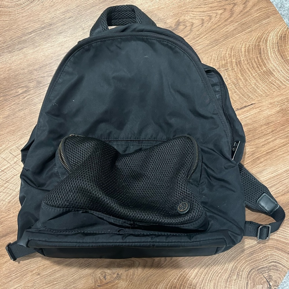 Lululemon Black Backpack